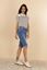 Picture of PLUS SIZE STRETCH DENIM BERMUDA